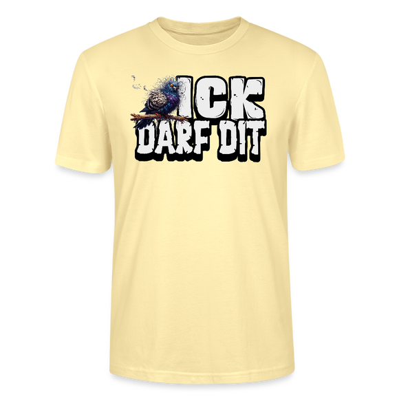 ICK DARF DIT|TAUBE-Unisex T-Shirt BIO - Creme