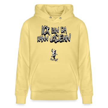 ICK BIN DA-Unisex Bio-Hoodie - Gelb Viva 
