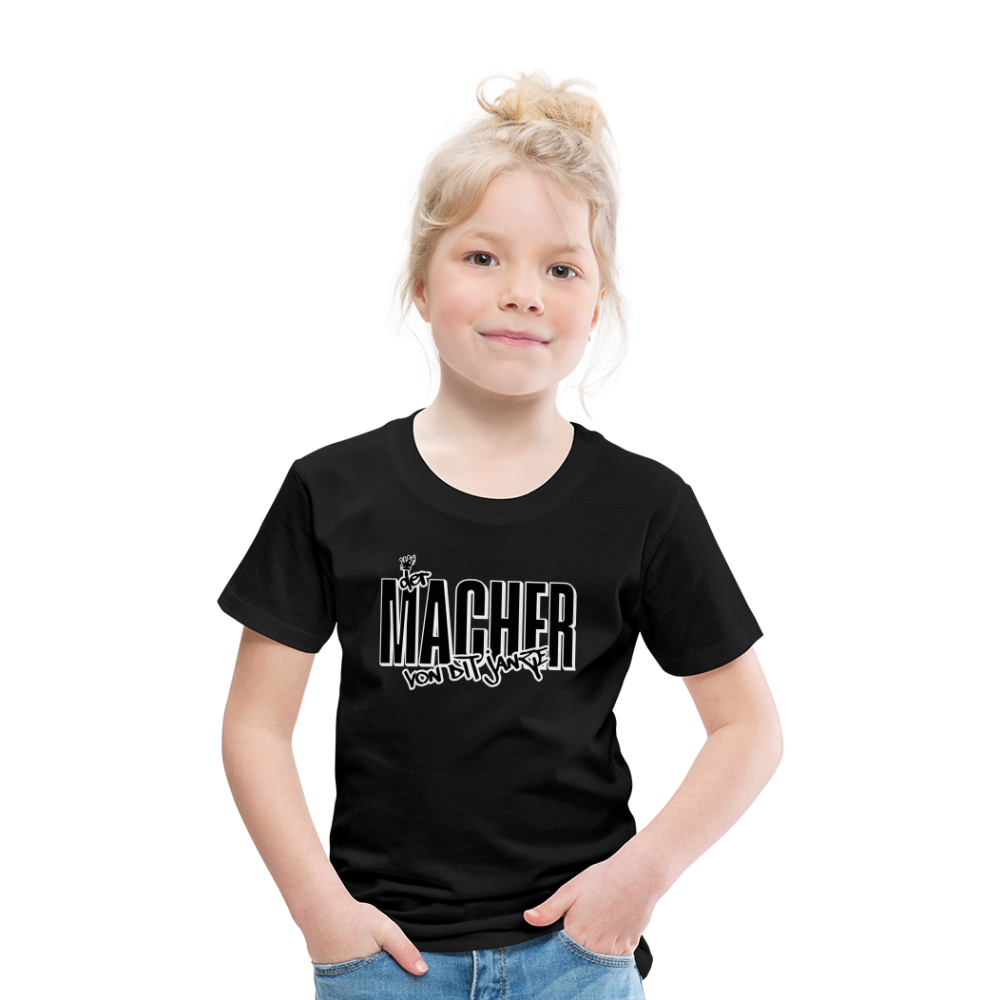 DER MACHER VON DIT JANZE - Kinder Premium T-Shirt - Schwarz