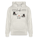 BERLINER KNORKE-Unisex Bio-Hoodie - Beige meliert