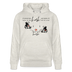 BERLINER KNORKE-Unisex Bio-Hoodie - Beige meliert