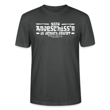 Berliner Spruch-Berliner Lob-NICH ANJESCHISSN-Unisex T-Shirt - Anthrazit