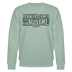 Berliner Spruch-ICK WUNDER MIR-Unisex Bio-Sweatshirt - Helles Graugrün