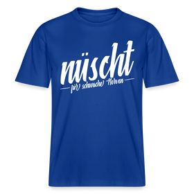 Berlin Shirt-NÜSCHT FÜR SCHWACHE NERVEN- RELAXED FIT Unisex Organic T-Shirt - Dunkelblau