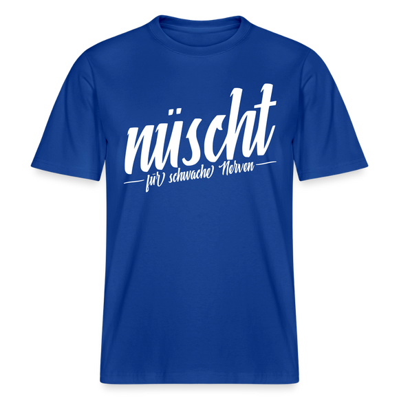 Berlin Shirt-NÜSCHT FÜR SCHWACHE NERVEN- RELAXED FIT Unisex Organic T-Shirt - Dunkelblau