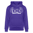 ICKE-Unisex Bio-Hoodie mit Berliner Schnauze - Purple Love 