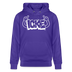 ICKE-Unisex Bio-Hoodie mit Berliner Schnauze - Purple Love 