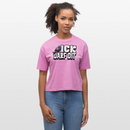 ICK DARF DIT|TAUBE-Frauen Boxy Bio-T-Shirt - Pink