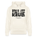 Berliner Spruch-PASS UFF KEULE-Unisex Bio-Hoodie mit Berliner Schnauze - Naturweiß 