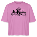 Berliner Bär-DIT IS MIR SCHNURZPIEPE-Frauen Boxy Bio-T-Shirt - Pink