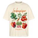 Berliner LAUBENPIEPER-Oversized Unisex Bio T-Shirt - Natur