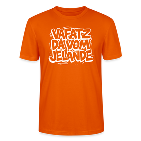 VAFATZ DA VOM JELÄNDE-Unisex T-Shirt Bio-Berliner Schnauze - Tieforange