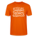 VAFATZ DA VOM JELÄNDE-Unisex T-Shirt Bio-Berliner Schnauze - Tieforange