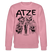 ATZE-Unisex Bio-Sweatshirt für echt Berliner Freunde - Lila Traum