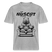 NÜSCHT MUSS ICK-Relaxed Fit Unisex Bio-T-Shirt - Grau meliert
