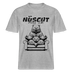 NÜSCHT MUSS ICK-Relaxed Fit Unisex Bio-T-Shirt - Grau meliert