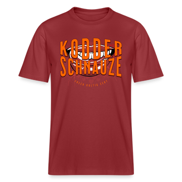 KODDERSCHNAUZE - Relaxed Fit Unisex Bio-T-Shirt - Erdrot