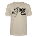 Dit freundliche Shirt mit Berliner Schnauze-MACH 'N ABJANG-Unisex Bio T-Shirt - Beige