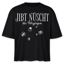 Anti-Geschenke-Shirt-mit Berliner Schnauze-JIBT NÜSCHT-Frauen Boxy Bio-T-Shirt - Schwarz