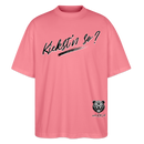 KIEKST'N SO?-Oversized Unisex Bio T-Shirt - Pink 
