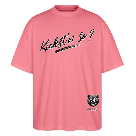 KIEKST'N SO?-Oversized Unisex Bio T-Shirt - Pink 