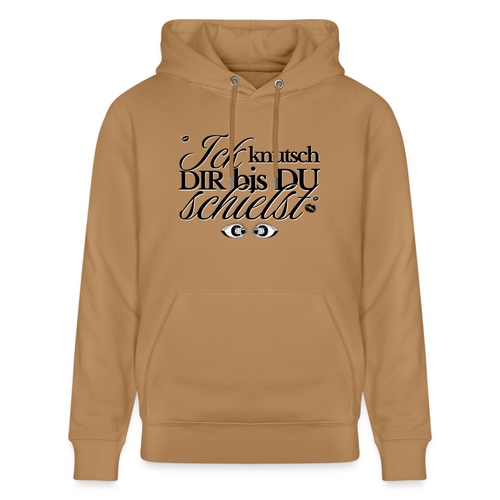 ICK KNUTSCH DIR - Unisex Bio-Hoodie - Latte