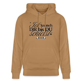 ICK KNUTSCH DIR - Unisex Bio-Hoodie - Latte