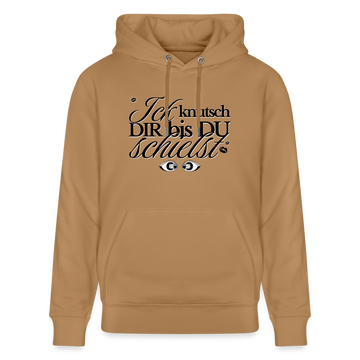 ICK KNUTSCH DIR - Unisex Bio-Hoodie - Latte