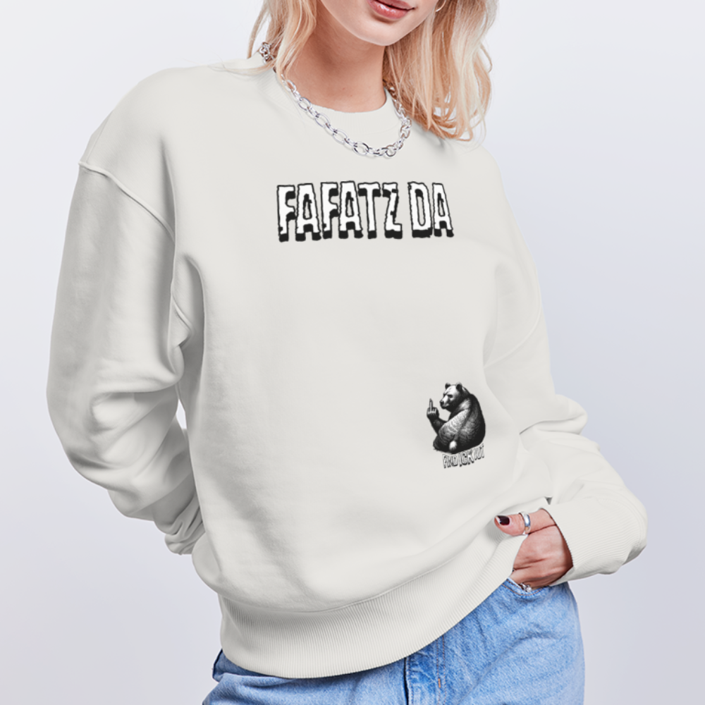 FAFATZ DA-Unisex Oversize Bio Pullover - OFF WHITE