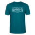 Berliner Spruch-ICK WUNDER MIR-Unisex T-Shirt BIO - Ozeanblau