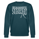 JEH MIR NICH UFFN SENKEL-Unisex Bio-Sweatshirt II - Dunkles Petrol