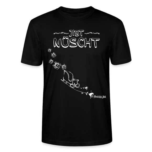 Weihnachten in Berlin 25-JIBT NÜSCHT-Unisex T-Shirt Bio II - Schwarz