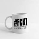 #FCKTRUMP-Panoramatasse - Weiß