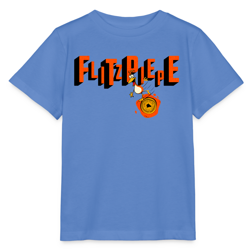 FLITZPIEPE - Kinder T-Shirt BIO - Blau