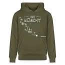 Weihnachten in Berlin 25-JIBT NÜSCHT-Unisex Bio-Hoodie - Khaki Grün