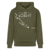 Weihnachten in Berlin 25-JIBT NÜSCHT-Unisex Bio-Hoodie - Khaki Grün