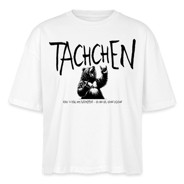 TACHCHEN BERLINER - Frauen Boxy Bio-T-Shirt - Weiß