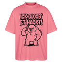 Berlin Shirt-ICK GLOOB ET HACKT-Oversized Unisex Bio T-Shirt - Pink 