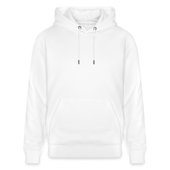 NETT KANN ICK-Unisex Bio-Hoodie-BACKPRINT - Weiß