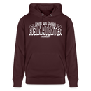 Berliner Spruch-FISIMATENTEN-Unisex Bio-Hoodie II - Maroon