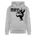 ICK MACH WAT ICK WILL-Unisex Bio-Hoodie IV - Grau meliert