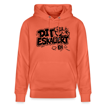 Berliner Schnauze-Unisex Bio-Hoodie-DIT ESKALIERT EH - Hellrot