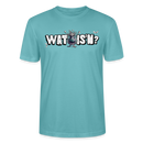 WAT IS'N?-Unisex T-Shirt BIO - Pastelltürkis