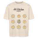 allet KLÄRCHEN-Unisex Oversize Bio-T-Shirt - Naturweiß