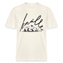 KNÜLLE - Relaxed Fit Unisex Bio-T-Shirt - Naturweiß 