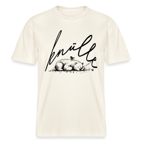 KNÜLLE - Relaxed Fit Unisex Bio-T-Shirt - Naturweiß 