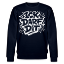 ICK DARF DIT-Unisex Bio-Sweatshirt mit Berliner Schnauze - Navy