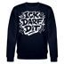 ICK DARF DIT-Unisex Bio-Sweatshirt mit Berliner Schnauze - Navy