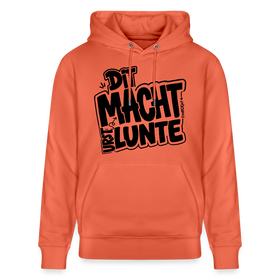 DIT MACHT URST LUNTE-Unisex Bio-Hoodie mit Berliner Schnauze - Hellrot