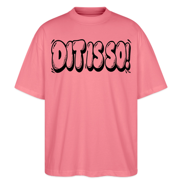 Berlin Shirt- DIT IS SO!-Oversized Unisex Bio T-Shirt mit Berliner Schnauze - Pink 